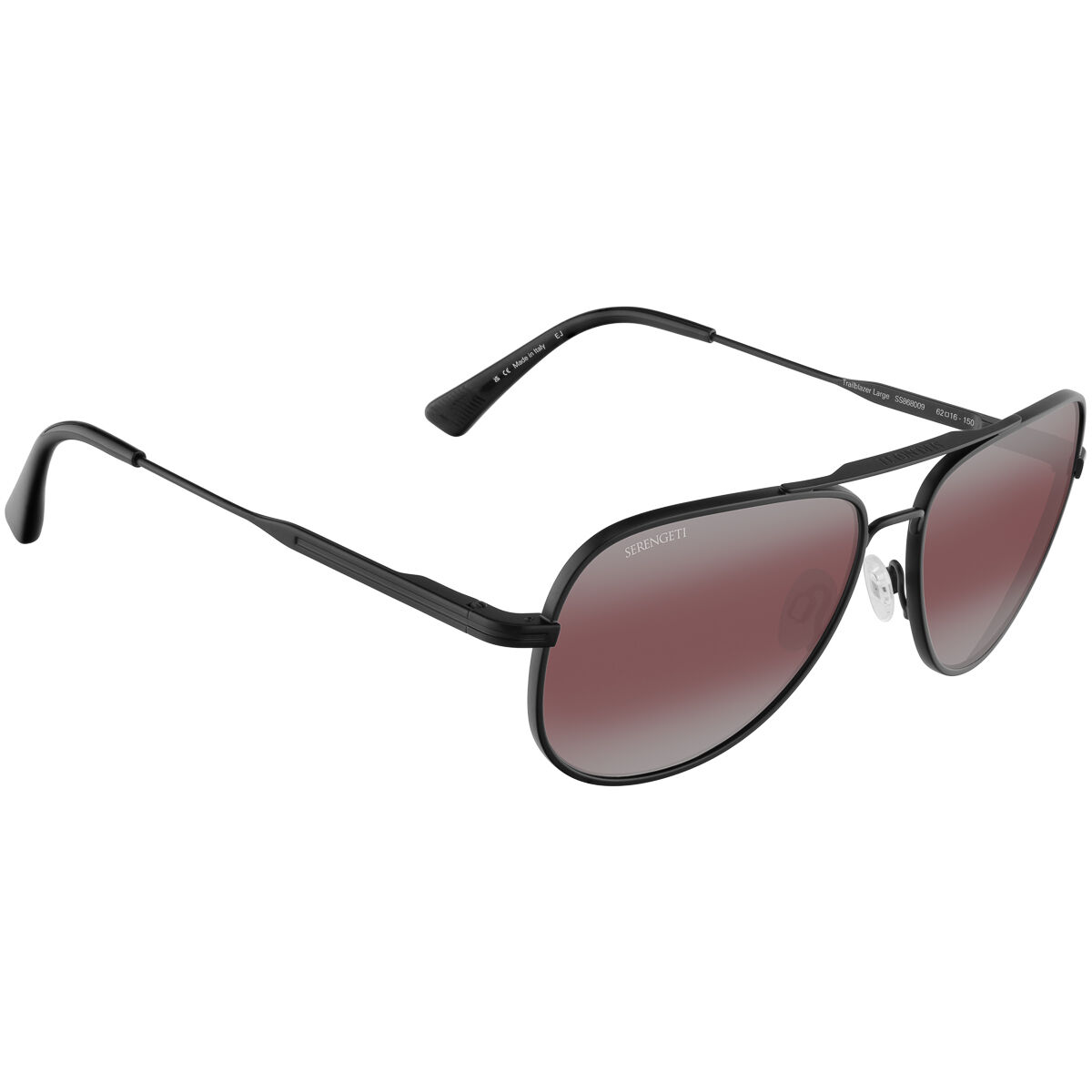 TRAILBLAZER, Matte Black-Mineral Polarized Sedona Bi-Mirror Cat 3 to 3, hi-res image number null